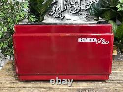 Reneka Plus Low Cup 2 Group Red Espresso Coffee Machine Commercial Wholesale Bar