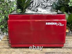 Reneka Plus Low Cup 2 Group Red Espresso Coffee Machine Commercial Wholesale Bar