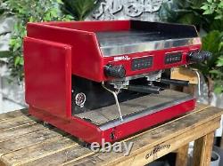 Reneka Plus Low Cup 2 Group Red Espresso Coffee Machine Commercial Wholesale Bar