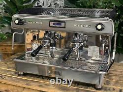 Royal Vallelunga 2 Group Ducale Stainless Espresso Coffee Machine