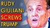 Rudy Giuliani Just Made Tr Mp S Legal Problems So Much Worse