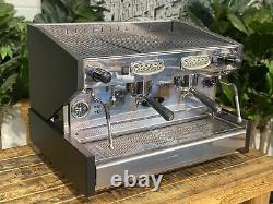 Sab Jolly Prestige 2 Group Espresso Coffee Machine Black & Stainless Commercial