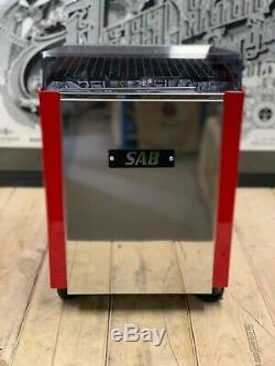 Sab Nobel 1 Group Red Espresso Coffee Machine Commercial Cafe Home Office Tank