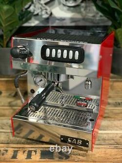 Sab Nobel 1 Group Red Tank Or Plumbed Espresso Coffee Machine Commercial Home