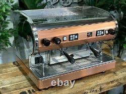 San Marino Lisa 2 Group Brass Stainless Espresso Coffee Machine Commercial Cafe