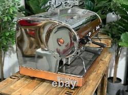 San Marino Lisa 2 Group Brass Stainless Espresso Coffee Machine Commercial Cafe