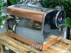 San Marino Lisa 2 Group Brass Stainless Espresso Coffee Machine Commercial Cafe