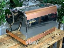 San Marino Lisa 2 Group Brass Stainless Espresso Coffee Machine Commercial Cafe