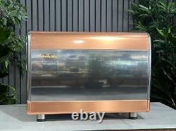 San Marino Lisa 2 Group Brass Stainless Espresso Coffee Machine Commercial Cafe