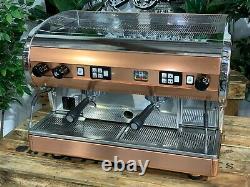 San Marino Lisa 2 Group Brass Stainless Espresso Coffee Machine Commercial Cafe