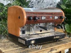 San Marino Lisa 2 Group Brier Wood Espresso Coffee Machine Commercial Cafe