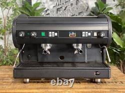 San Marino Lisa 2 Group Full Black Espresso Coffee Machine Commercial Cafe Latte