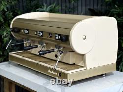 San Marino Lisa 3 Group Cream & Gold Espresso Coffee Machine Commercial Custom