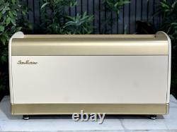 San Marino Lisa 3 Group Cream & Gold Espresso Coffee Machine Commercial Custom