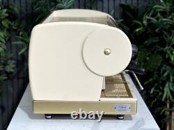 San Marino Lisa 3 Group Cream & Gold Espresso Coffee Machine Commercial Custom