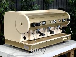 San Marino Lisa 3 Group Cream & Gold Espresso Coffee Machine Commercial Custom