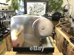 San Marino Lisa 3 Group Stainless With Black Base Espresso Coffee Machine Cafe