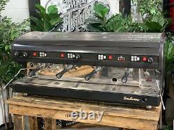 San Marino Lisa 4 Group Black Espresso Coffee Machine Commercial Wholesale Cafe