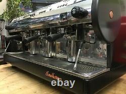 San Marino Lisa R 3 Group Dark Grey Espresso Coffee Machine Commercial Cafe Bean