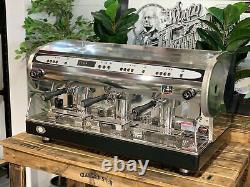 San Marino Lisa R 3 Group Stainless Black Base New Espresso Coffee Machine
