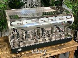 San Marino Lisa R 3 Group Stainless Black Base New Espresso Coffee Machine