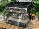 San Remo Amalfi Deluxe 2 Group Black & Stainless Steel Espresso Coffee Machine