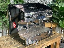 San Remo Amalfi Deluxe 2 Group Black & Stainless Steel Espresso Coffee Machine