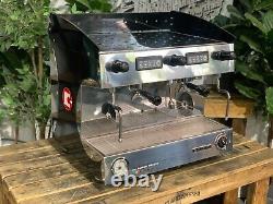 San Remo Amalfi Deluxe 2 Group Black & Stainless Steel Espresso Coffee Machine