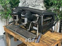 San Remo Cafe Racer 2 Group Black Espresso Coffee Machine Commercial Wholesale