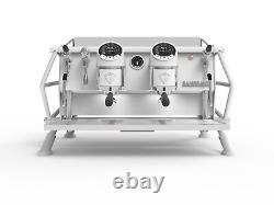 San Remo Cafe Racer Naked 2 Group White Espresso Coffee Machine Cafe Latte