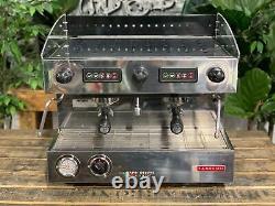 San Remo Capri Deluxe 2 Group Black & Stainless Espresso Coffee Machine Barista