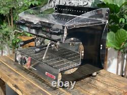 San Remo Capri Deluxe 2 Group Black & Stainless Espresso Coffee Machine Barista