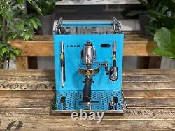 San Remo Cube R 1 Group Blue Espresso Coffee Machine Commercial Barista Domestic