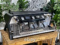 San Remo F18 3 Group Black Espresso Coffee Machine Commercial Cafe Barista Latte