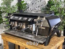 San Remo F18 3 Group Black Espresso Coffee Machine Commercial Cafe Barista Latte