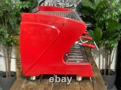 San Remo Milano LX 3 Group Red Espresso Coffee Machine Commercial Cafe Wholesale