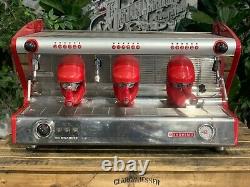 San Remo Milano LX 3 Group Red Espresso Coffee Machine Commercial Cafe Wholesale