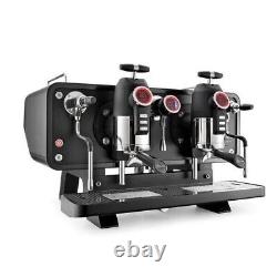 San Remo Opera 2 Group Brand New Espresso Coffee Machine Black Commercial Cafe