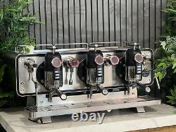 San Remo Opera 3 Group Espresso Coffee Machine Black & Stainless