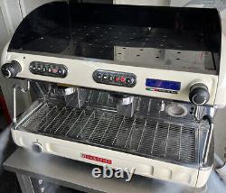 San Remo Verona 2 Group Head Commercial Coffee Espresso Machine Crème Gloss