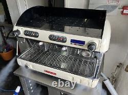 San Remo Verona 2 Group Head Commercial Coffee Espresso Machine Crème Gloss