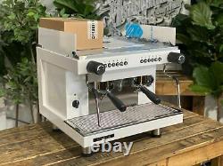 San Remo Zoe 2 Group Compact Brand New Full White Espresso Coffee Machine