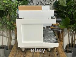 San Remo Zoe 2 Group Compact Brand New Full White Espresso Coffee Machine