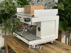 San Remo Zoe 2 Group Compact Brand New Full White Espresso Coffee Machine