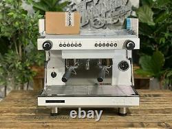 San Remo Zoe 2 Group Compact Brand New Full White Espresso Coffee Machine