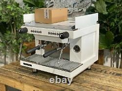 San Remo Zoe 2 Group Compact Brand New Full White Espresso Coffee Machine