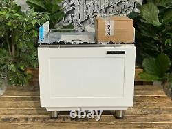 San Remo Zoe 2 Group Compact Brand New Full White Espresso Coffee Machine