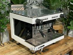 San Remo Zoe 2 Group Compact Brand New White Espresso Coffee Machine Commercial