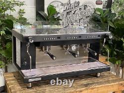 San Remo Zoe Competition 3 Group Espresso Coffee Machine Black Commercial Cafe
