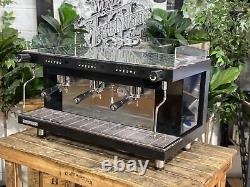 San Remo Zoe Competition 3 Group Espresso Coffee Machine Black Commercial Cafe